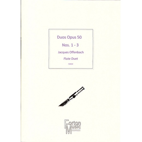 Flute Duos Op 50 Nos 1 - 3 Book