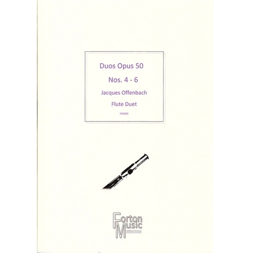 Flute Duos Op 50 Nos 4 - 6 Book