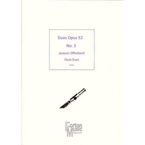 Flute Duos Op 52 No 3 Book