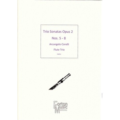Flute Trio Sonatas Op 2 Nos 5 - 8 Book