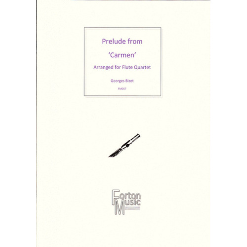 Prelude From Carmen Flute Quartet Book