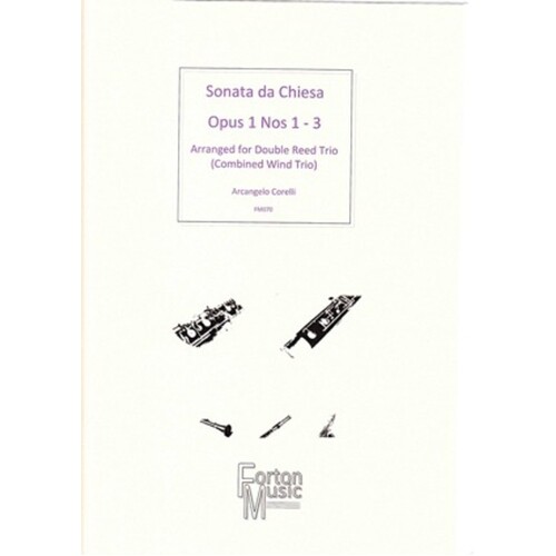 Sonata Da Chiesa Op 1 Nos 1 - 3 Double Reed Book (Softcover Book)