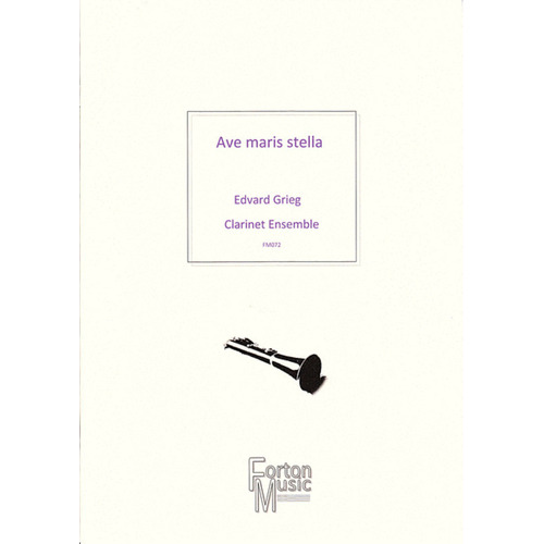 Ave Maris Stella Clarinet Ensemble Book