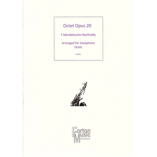 Saxophone Octet Opus 20 Book