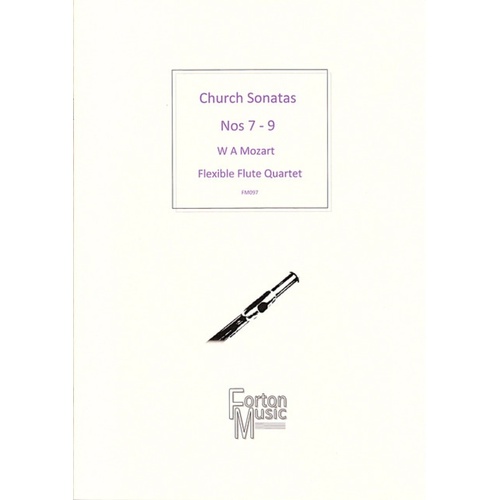 Church Sonatas Nos 7 - 9 Flexible Flute Quartet Book