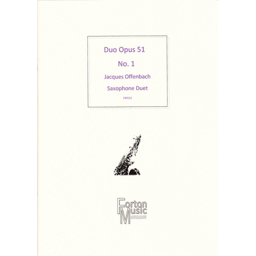 Saxophone Duo Opus 51 No 1 Book