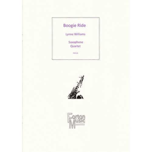Boogie Ride Saxophone Quartet Book