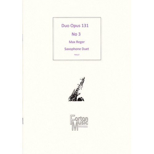 Saxophone Duo Opus 131 No 3 Book