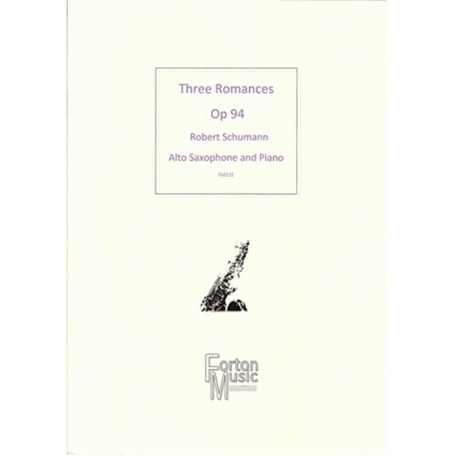Three Romances Alto Sax/Piano Book