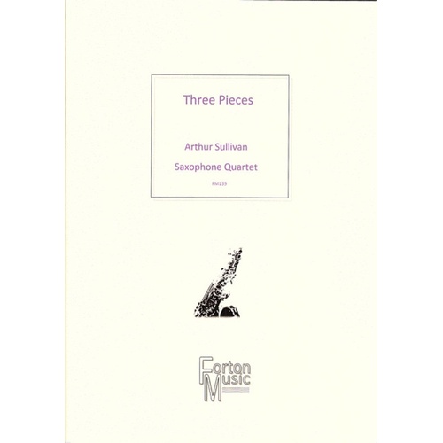 Three Pieces Saxophone Quartet SATB