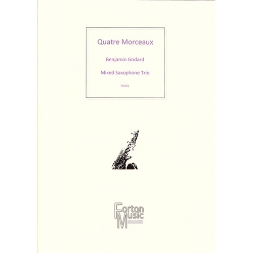Quatre Morceaux Saxophone Trio Book