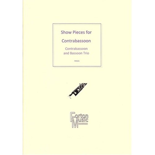 Show Pieces For Contrabassoon/Bassoon Trio (Softcover Book)