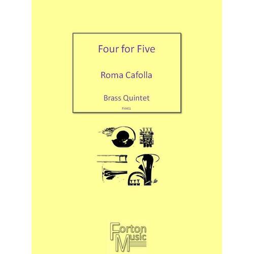 Four For Five Brass Quintet (Music Score/Parts) Book