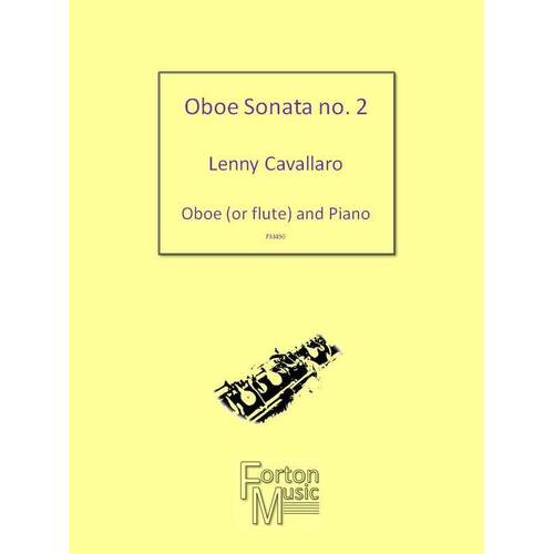 Cavallaro - 2nd Oboe Sonata Oboe/Piano (Softcover Book)