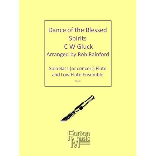 Dance Of The Blessed Spirits Solo Flute/Low Flute Ensemble (Music Score/Parts) Book