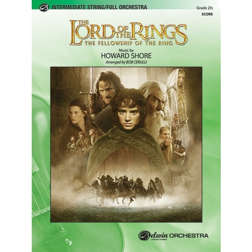 Lord Of The Rings Fellowship Full Orchestra Gr 2.5 Score