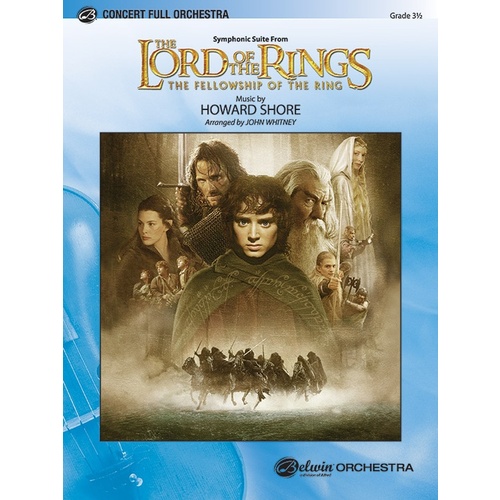Lord Of The Rings FOTR Symphonic Suite for String Orchestra Grade 3.5