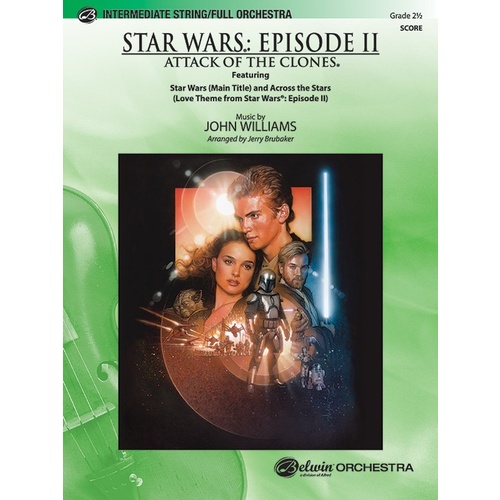 Star Wars Episode 2 Attack of the Clones FO Grade 2.5 String Orchestra Sheet Music