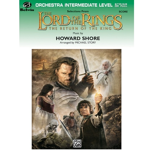 Lord of the Rings Return of the King Select FO Grade 2.5 Score String Orchestra Sheet Music