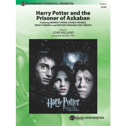 Harry Potter & Prisoner of Azkaban String Orchestra Sheet Music Grade 2 Score