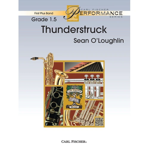 Thunderstruck by Sean O'Loughlin - Concert Band Sheet Music