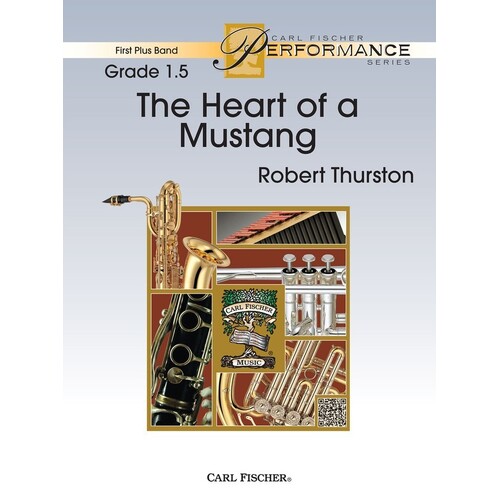 The Heart Of A Mustang Concert Band 1.5 Score/Parts Book