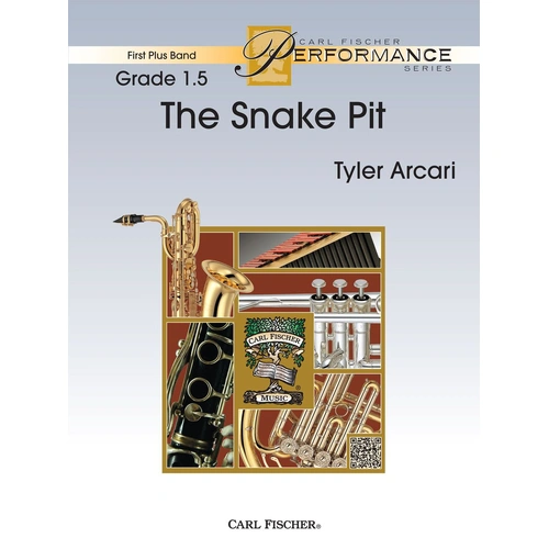 The Snake Pit Concert Band Sheet Music by Tyler Arcari Gr 1.5