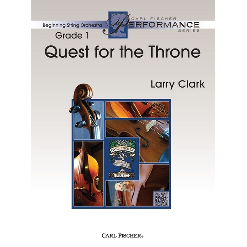 Quest for the Throne Concert Band Sheet Music by Larry Clark Gr 1.5