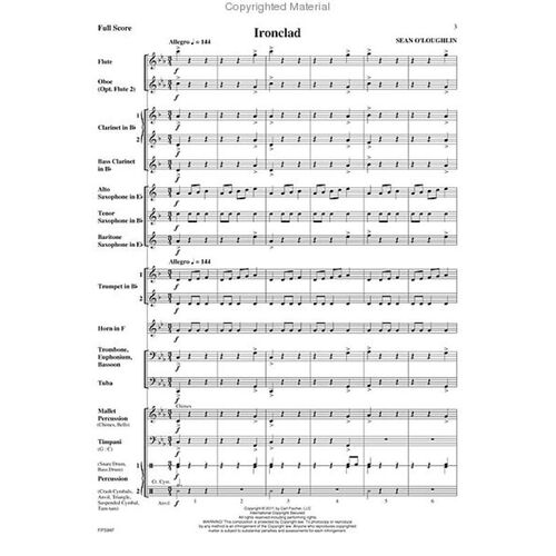 Ironclad Concert Band 1.5 Score Only