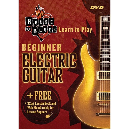 House Of Blues Learn To Play Beg Electric Guitar Dv Book
