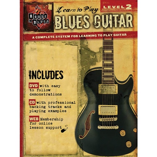 House Of Blues Learn To Play Blues Guitar Lvl 2 Book/ Book