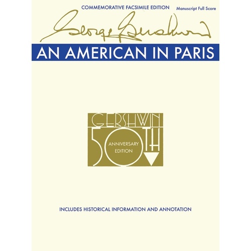 An American in Paris Facsimile Study Sheet Music for String Orchestra