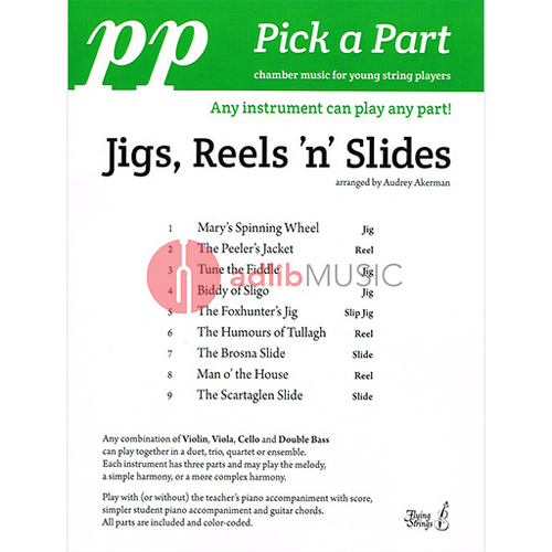 Jigs, Reels N Slides - Pick A Part by Audrey Akerman - Flying Strings