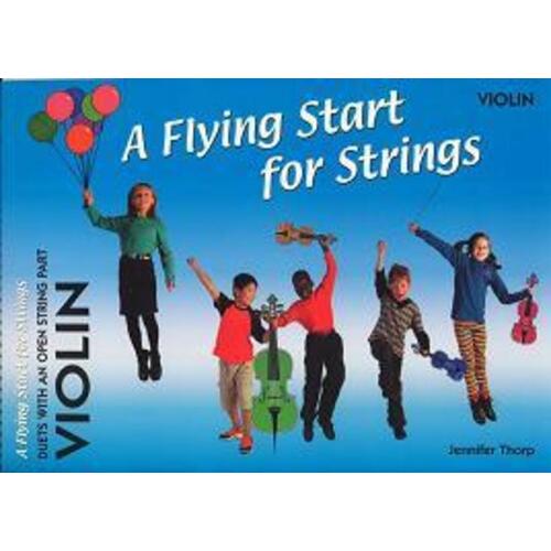 Flying Start Violin Duets With Open Strings Book