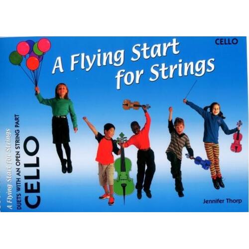 Flying Start Duets With Open Strings Cello (Softcover Book)