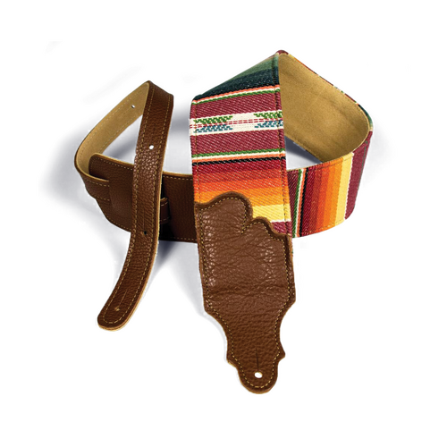 Franklin 3" Saddle Blanket Strap with Caramel Leather Ends