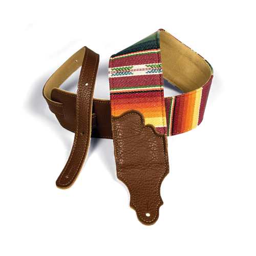 Franklin 3" Saddle Blanket Strap with Caramel Leather Ends
