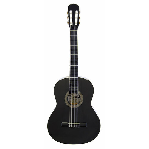 Aria Fiesta 4/4-Size Classical/Nylon String Guitar in Black