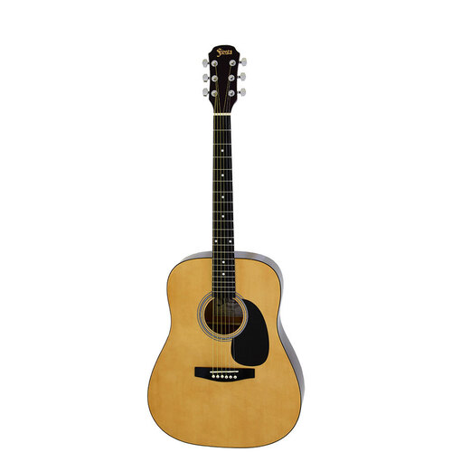 Aria Fiesta Series Travel Acoustic Guitar in Natural