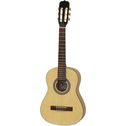 Aria Fiesta 1/2-Size Classical Nylon String Guitar Matte Natural Finish
