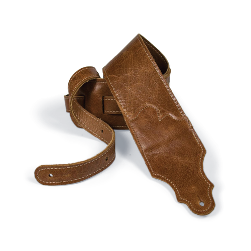Franklin 3" Jackson Hole Cognac Leather Guitar Strap