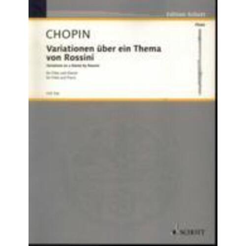 Chopin - Variations On A Theme Of Rossini Flute/Piano (Softcover Book)