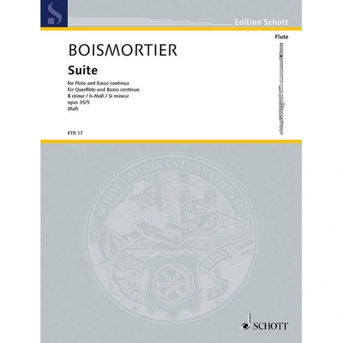 Suite in B Minor Op 35 No 5 for Flute and Piano Sheet Music