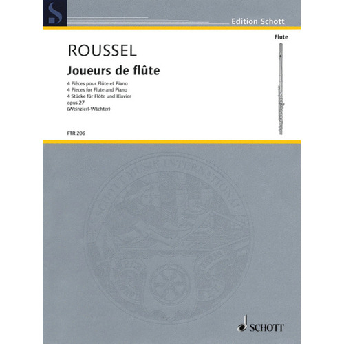 Joueurs De Flute Op 27 Comp Flute Piano Book