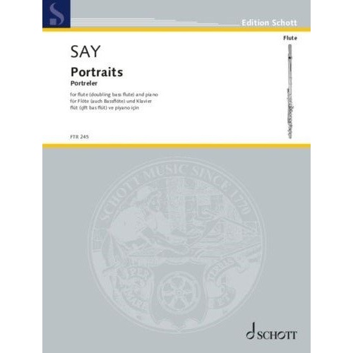 Say - Portraits Op 101 for Flute and Piano