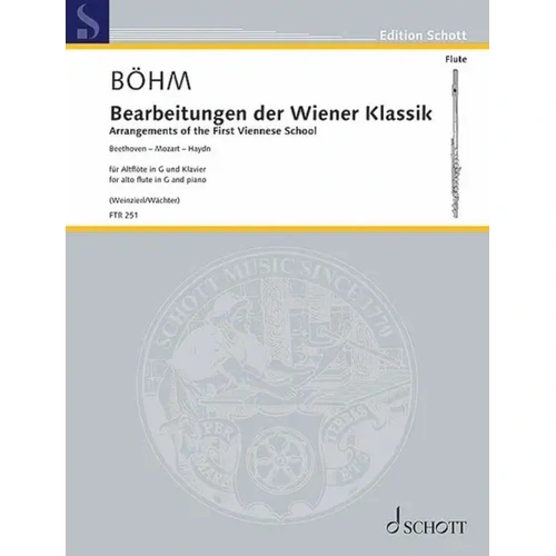 Arrangements of the First Viennese School for Alto Flute and Piano