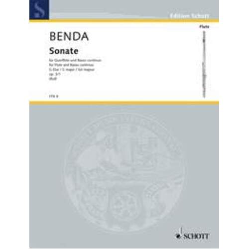 Sonata Op 3 No 1 G Arr Ruf Flute Piano Book