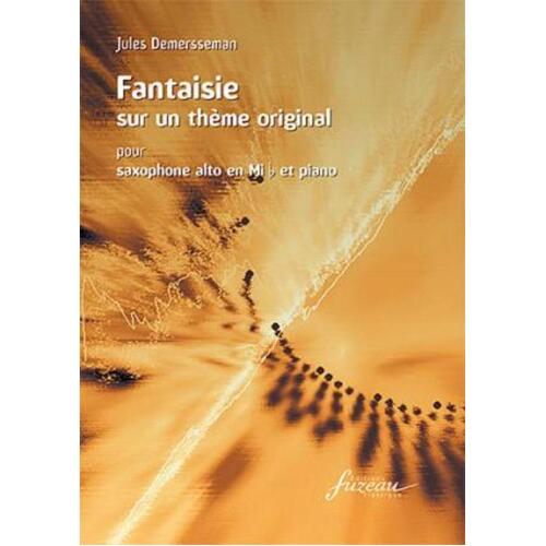 Demersseman - Fantasy On Original Theme Alto Sax/Piano (Softcover Book)