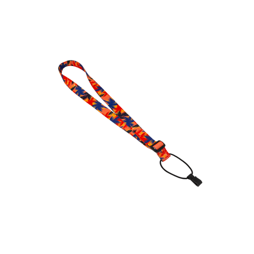 Fretz 1" Print Neck Ukulele Strap with Sound Hole Clip - Red