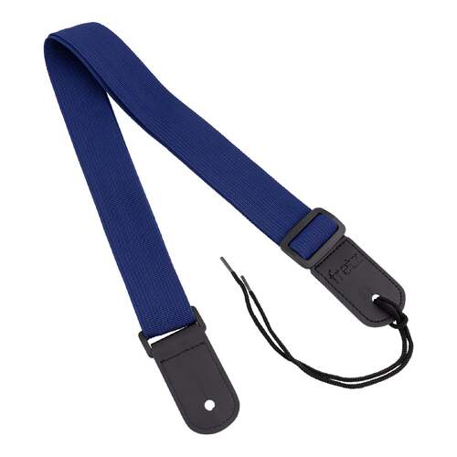 Fretz FUST-PP3 Adjustable Polypropylene Ukulele Strap with Microfiber Leather Ends, Royal Blue, 1.5" Wide, Up to 47" Length